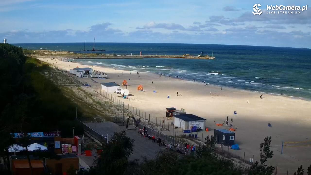 Łeba - widok na plażę - 02 wresień 2026, 10:50