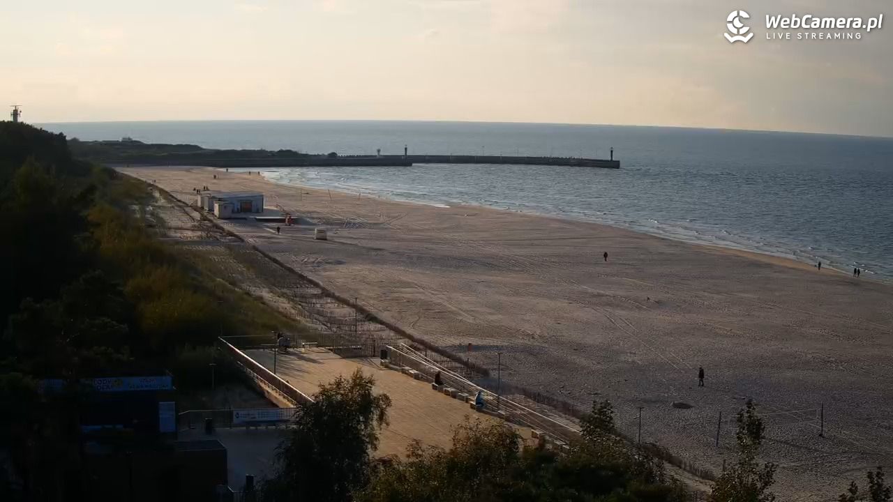 Łeba - widok na plażę - 01 październik 2025, 17:02