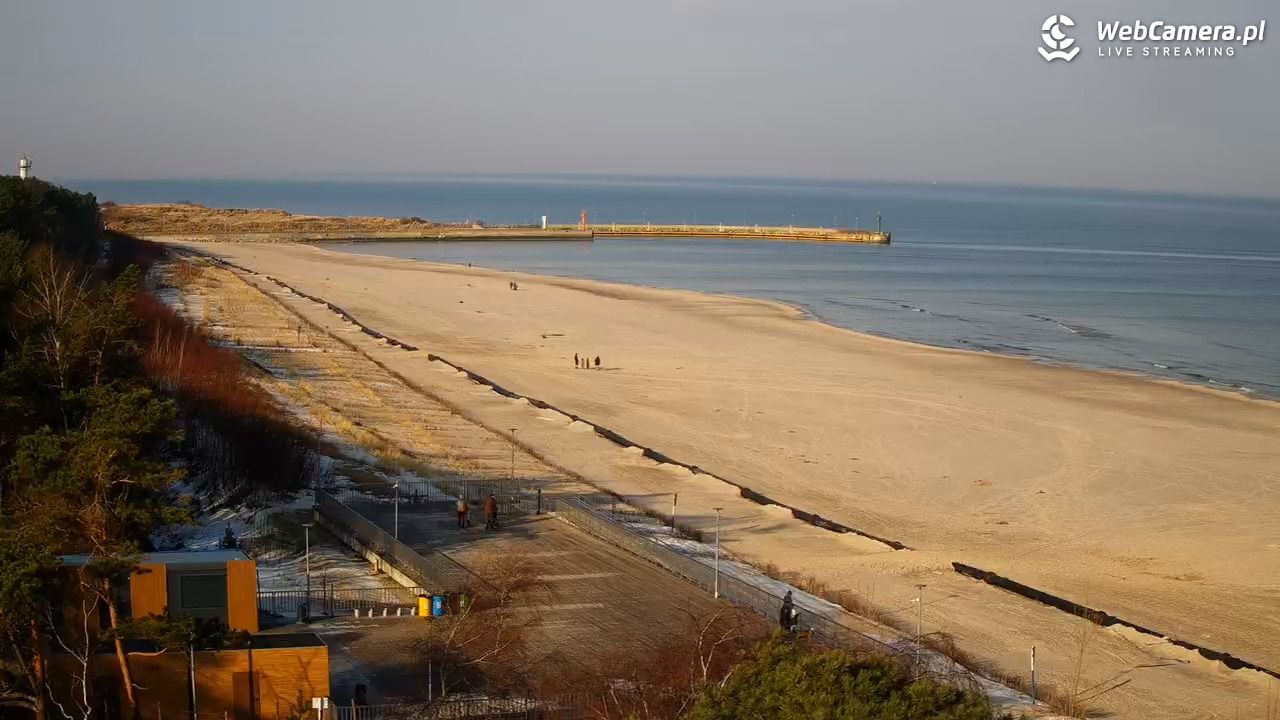 Łeba - widok na plażę - 28 luty 2026, 09:14