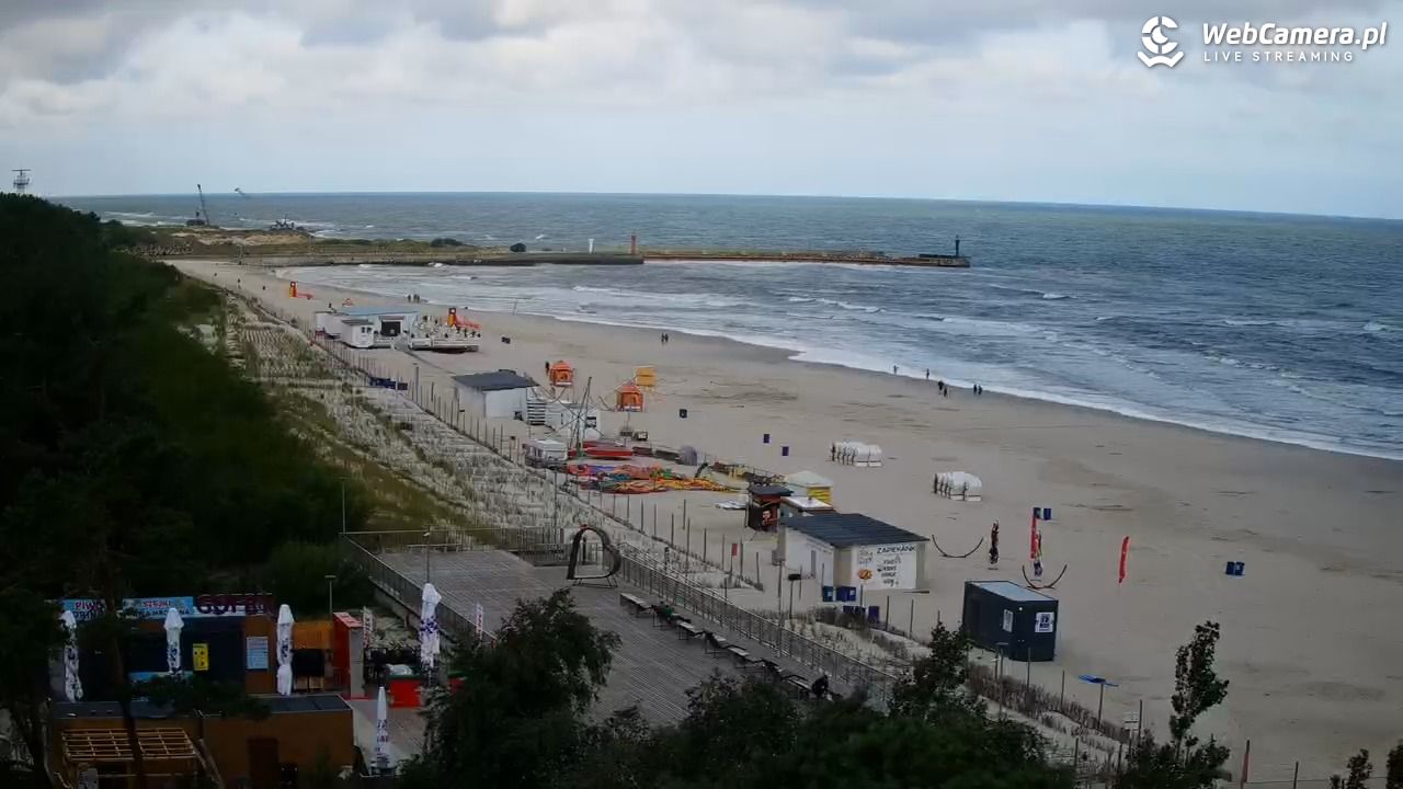 Łeba - widok na plażę - 22 lipiec 2026, 08:16