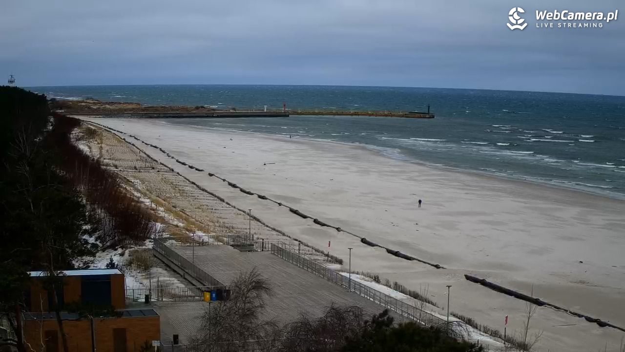 Łeba - widok na plażę - 01 marzec 2026, 09:36