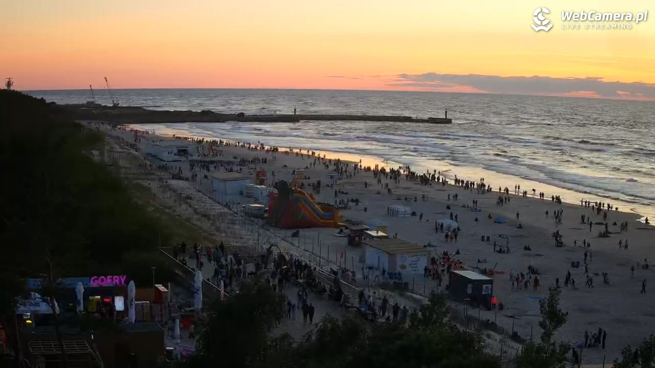 Łeba - widok na plażę - 21 lipiec 2026, 21:14