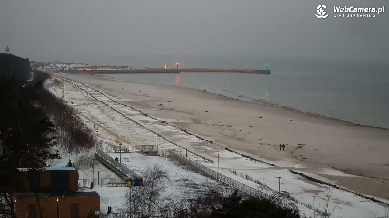 Łeba - widok na plażę - 17 styczeń 2026, 16:19