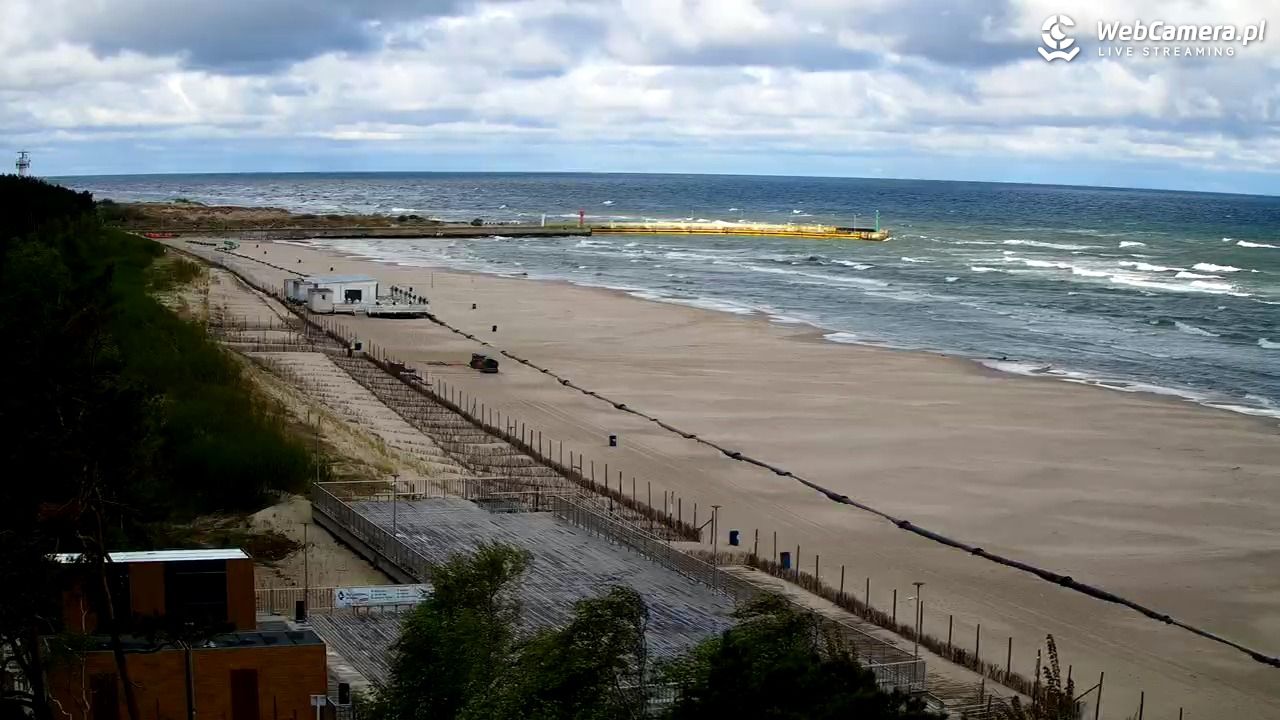 Łeba - widok na plażę - 15 maj 2025, 07:52