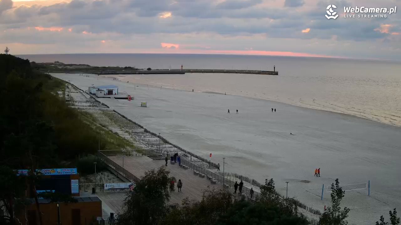 Łeba - widok na plażę - 01 październik 2025, 18:20