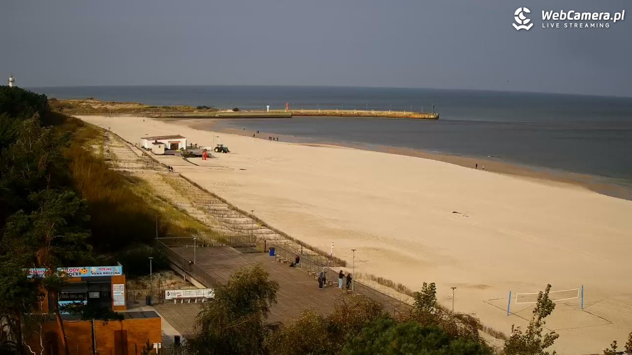 Łeba - widok na plażę - 04 październik 2025, 09:52