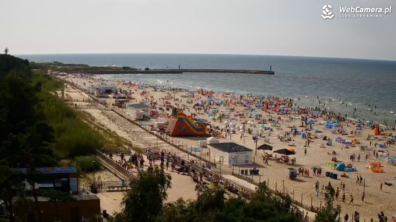 Łeba - widok na plażę - 14 sierpień 2025, 16:28