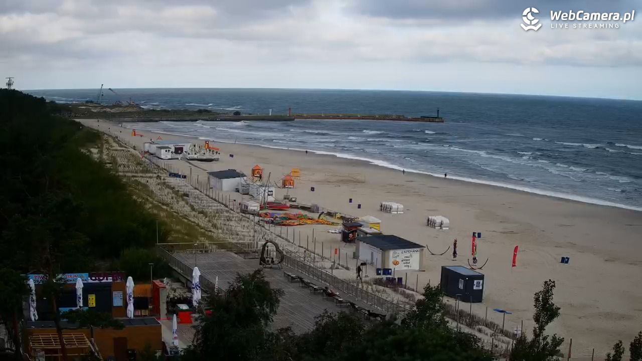 Łeba - widok na plażę - 22 lipiec 2026, 07:59