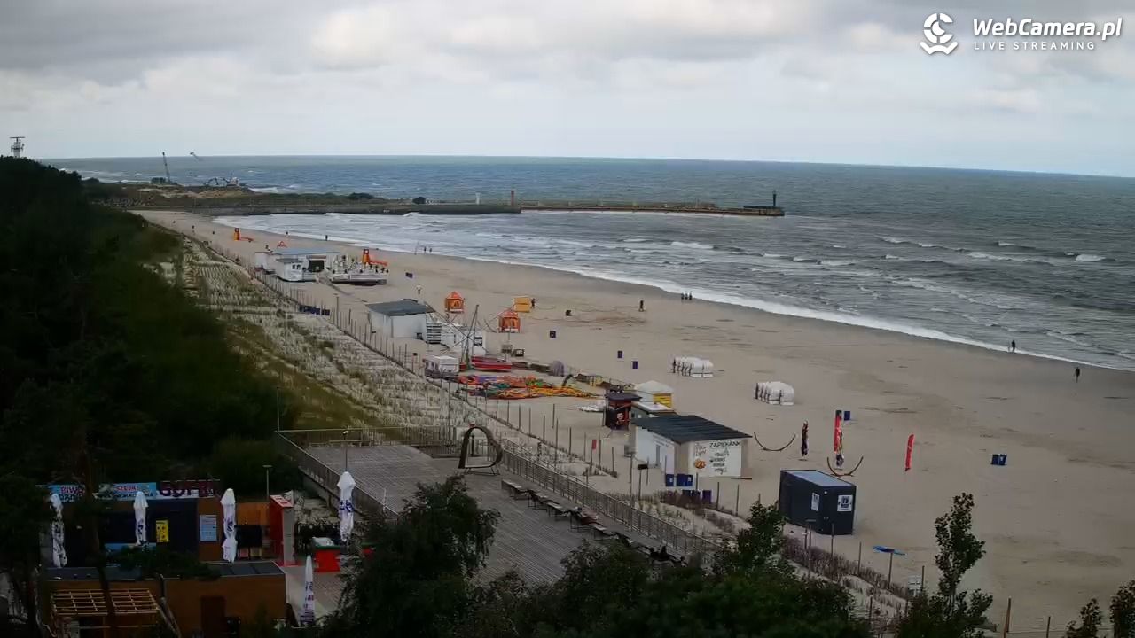 Łeba - widok na plażę - 22 lipiec 2026, 08:11