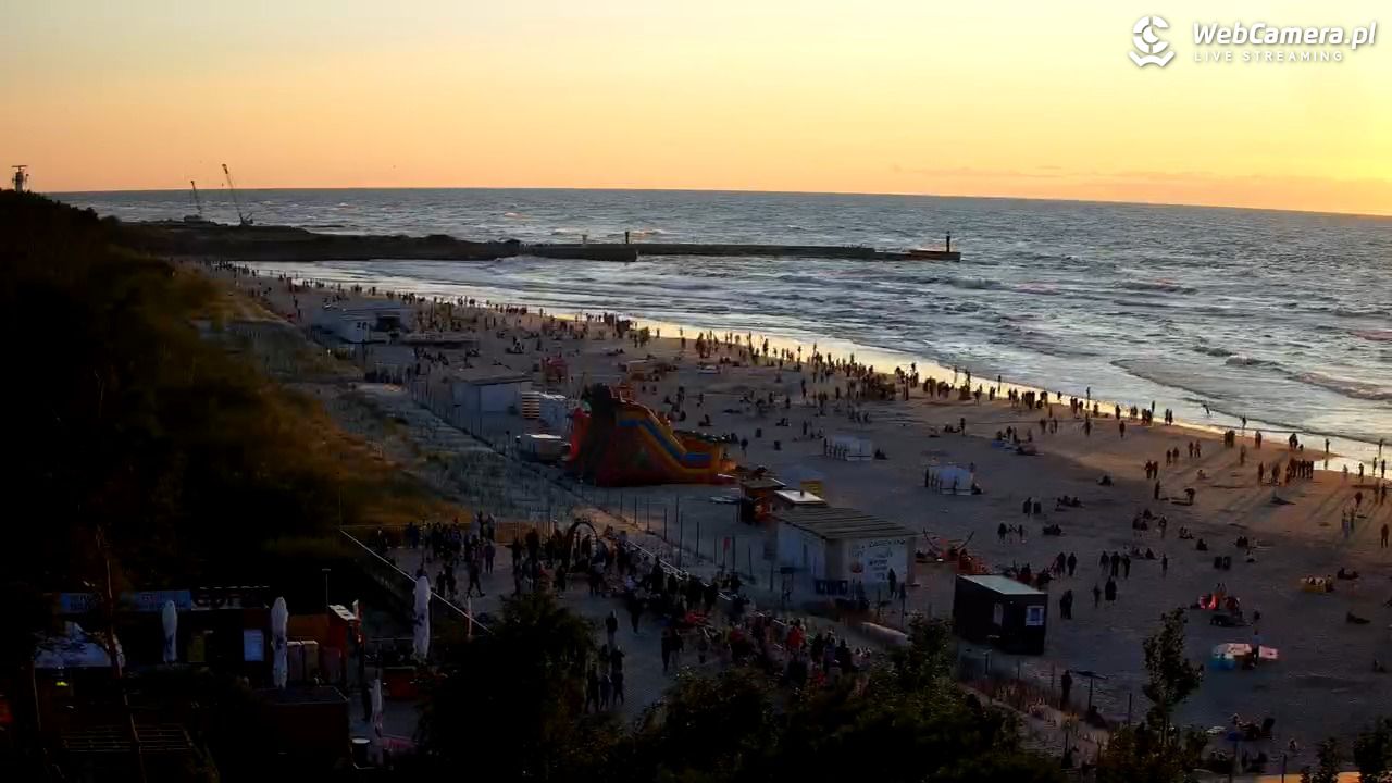 Łeba - widok na plażę - 21 lipiec 2026, 20:44