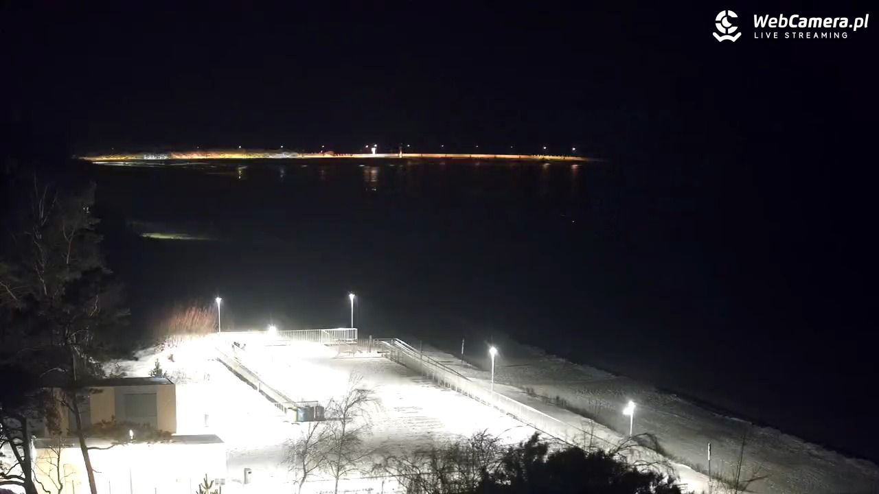 Łeba - widok na plażę - 17 styczeń 2026, 20:52