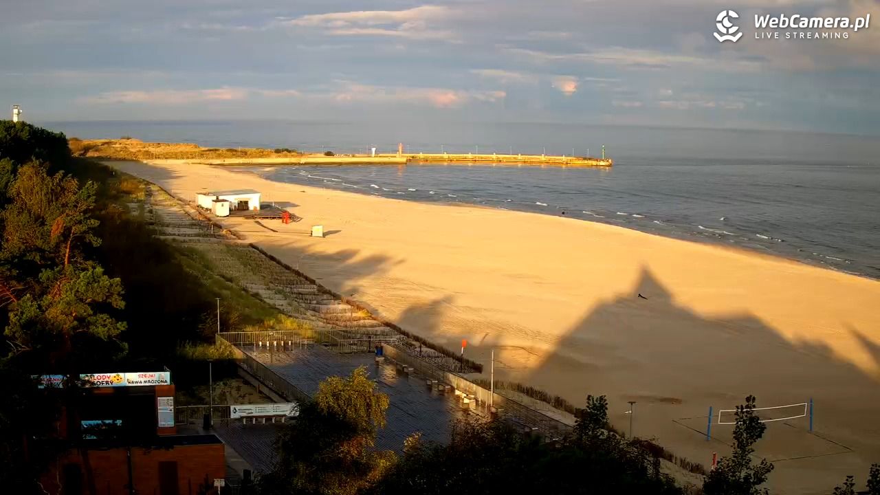 Łeba - widok na plażę - 02 październik 2025, 07:49