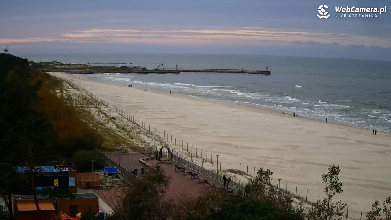 Łeba - widok na plażę - 15 październik 2026, 15:10