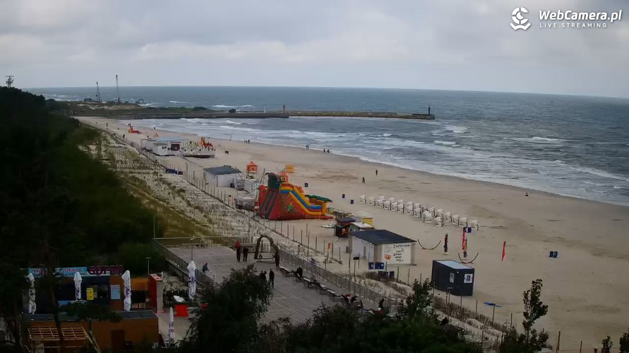 Łeba - widok na plażę - 22 lipiec 2026, 09:30