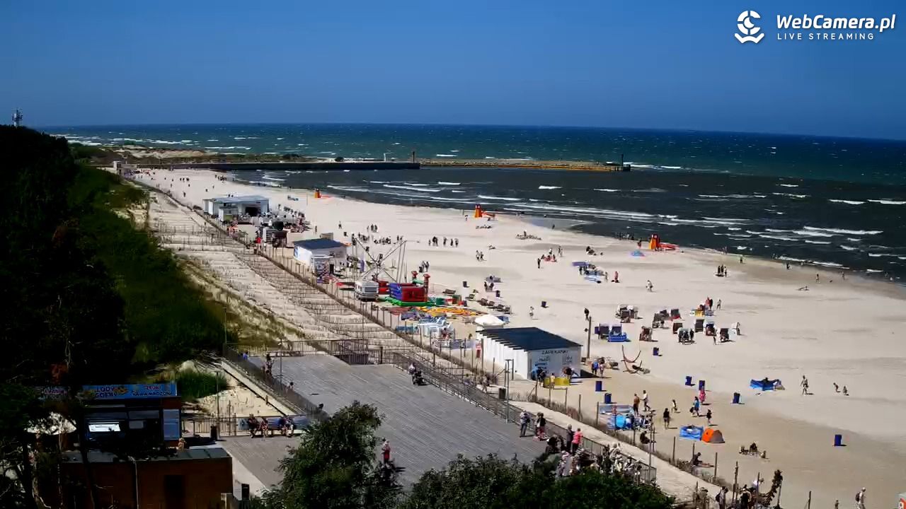 Łeba - widok na plażę - 29 czerwiec 2025, 12:17