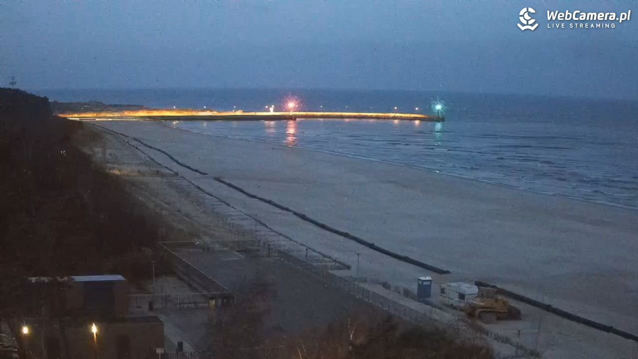 Łeba - widok na plażę - 01 grudzień 2025, 07:02