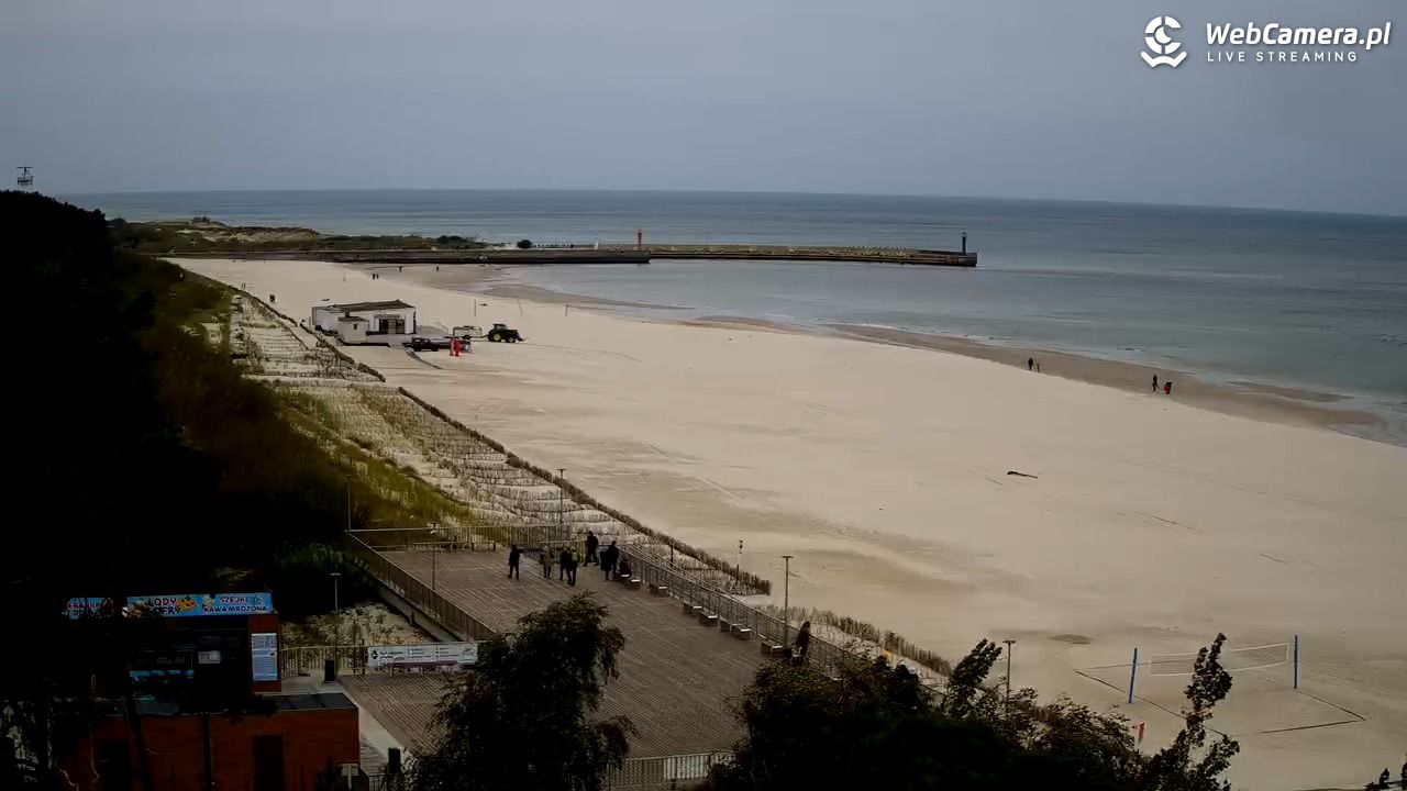 Łeba - widok na plażę - 04 październik 2025, 12:36