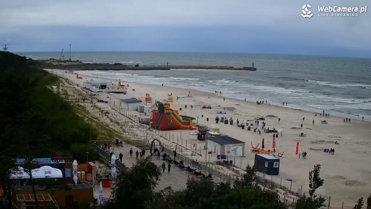 Łeba - widok na plażę - 22 lipiec 2026, 16:15