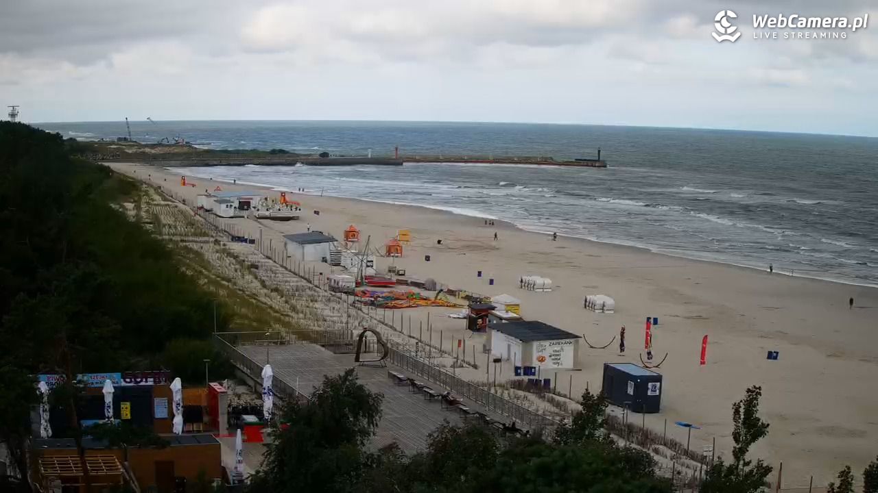 Łeba - widok na plażę - 22 lipiec 2026, 08:11