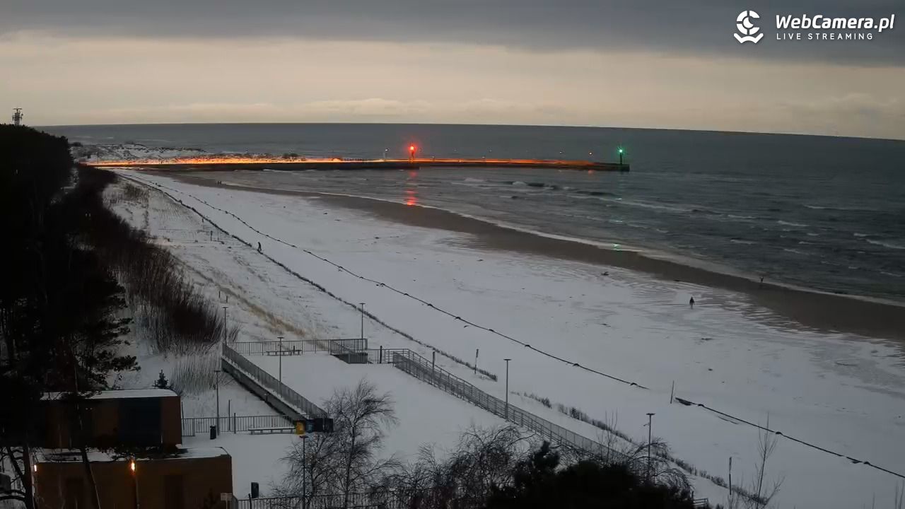 Łeba - widok na plażę - 12 styczeń 2026, 16:13