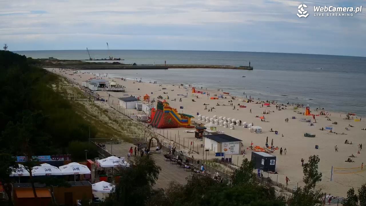 Łeba - widok na plażę - 30 sierpień 2026, 13:32