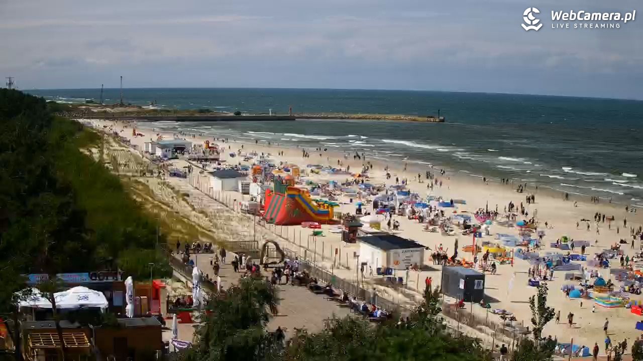 Łeba - widok na plażę - 22 lipiec 2026, 12:55