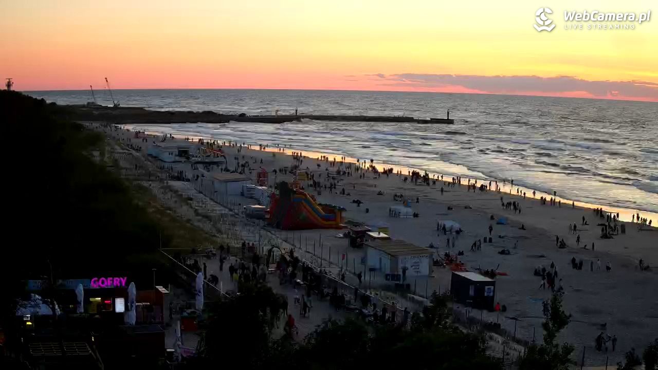 Łeba - widok na plażę - 21 lipiec 2026, 21:18
