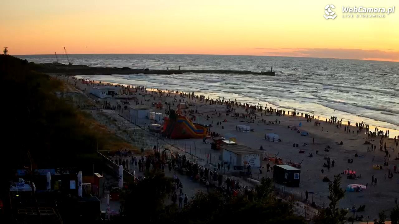 Łeba - widok na plażę - 21 lipiec 2026, 20:52