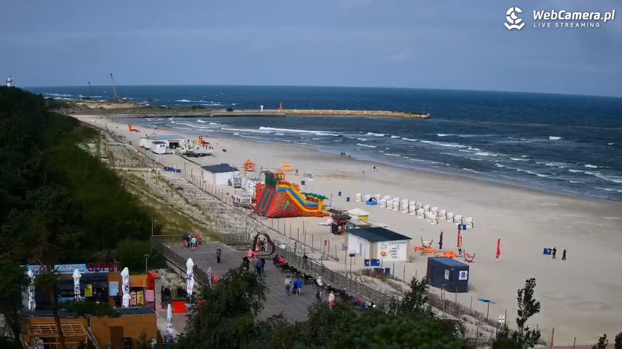 Łeba - widok na plażę - 22 lipiec 2026, 10:04