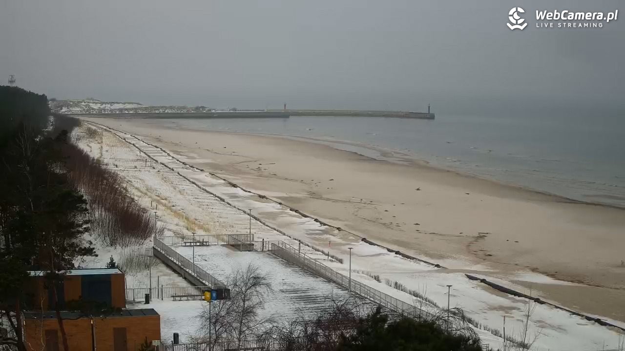 Łeba - widok na plażę - 17 styczeń 2026, 08:08