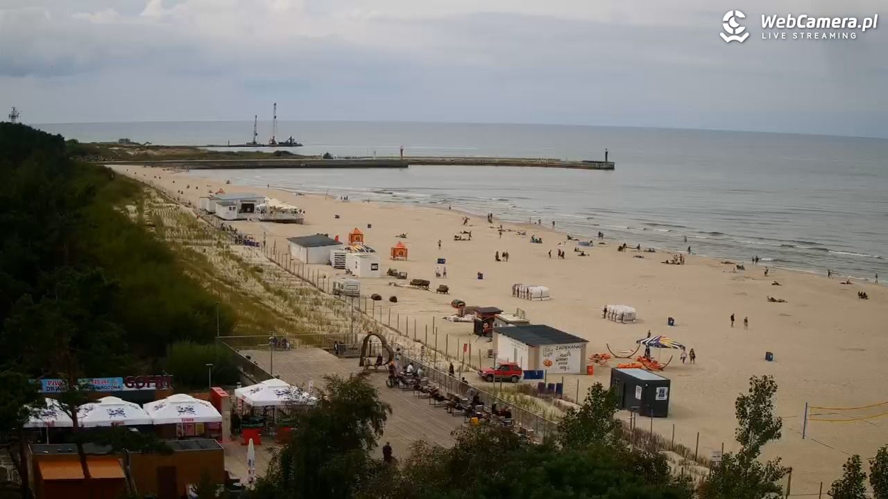 Łeba - widok na plażę - 31 sierpień 2026, 13:10