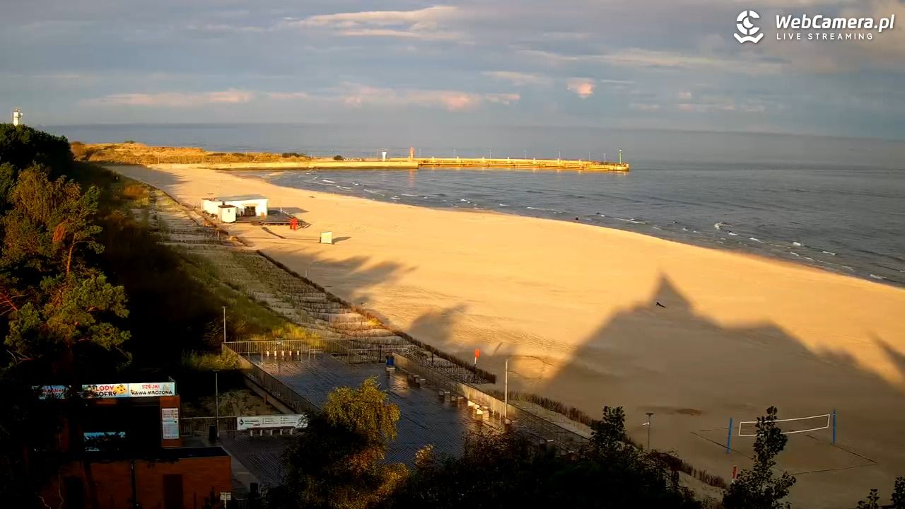Łeba - widok na plażę - 02 październik 2025, 07:49