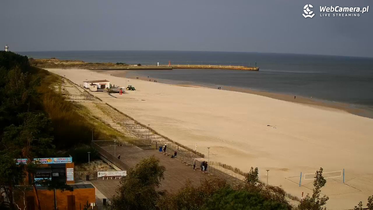 Łeba - widok na plażę - 04 październik 2025, 09:53