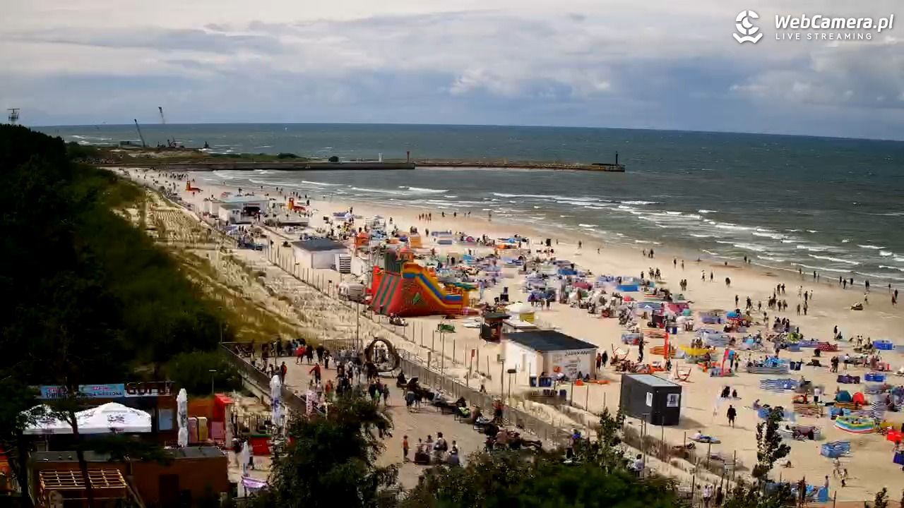 Łeba - widok na plażę - 22 lipiec 2026, 14:04