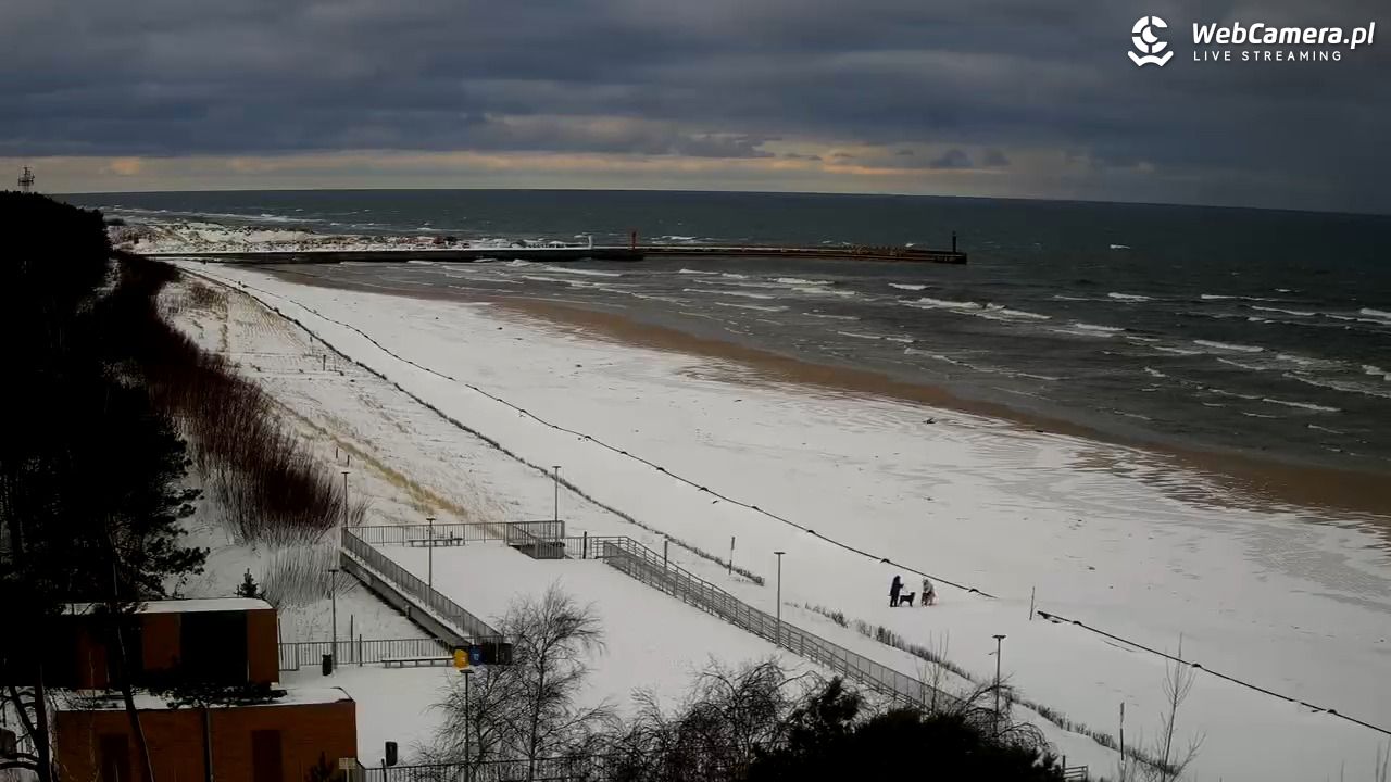 Łeba - widok na plażę - 12 styczeń 2026, 11:24