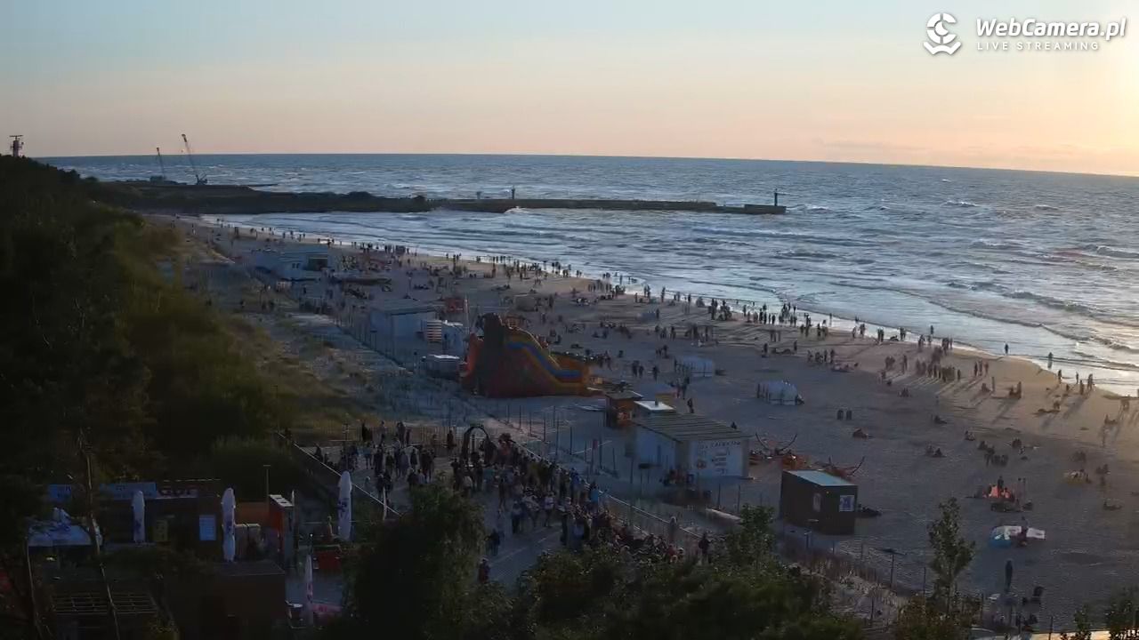 Łeba - widok na plażę - 21 lipiec 2026, 20:34