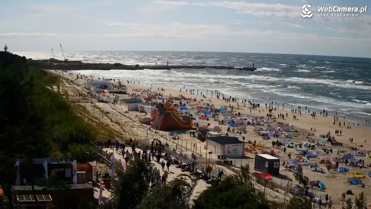 Łeba - widok na plażę - 21 lipiec 2026, 16:40