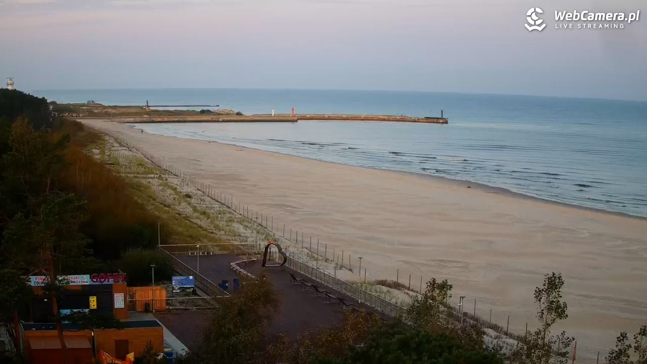 Łeba - widok na plażę - 16 październik 2026, 05:23