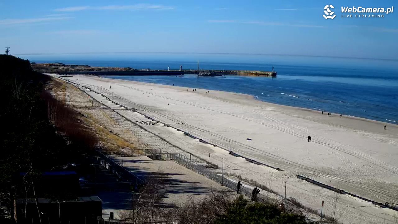 Łeba - widok na plażę - 03 marzec 2026, 12:58