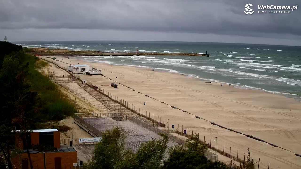 Łeba - widok na plażę - 16 maj 2025, 13:07