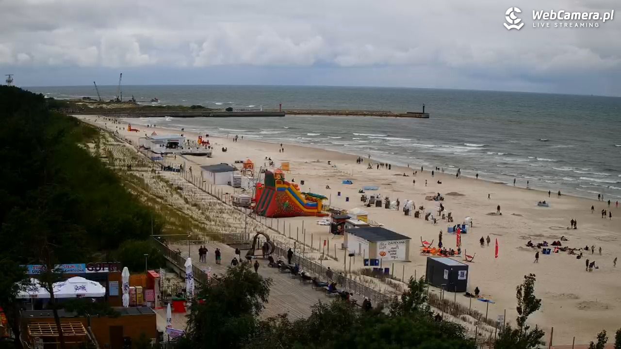 Łeba - widok na plażę - 22 lipiec 2026, 17:07