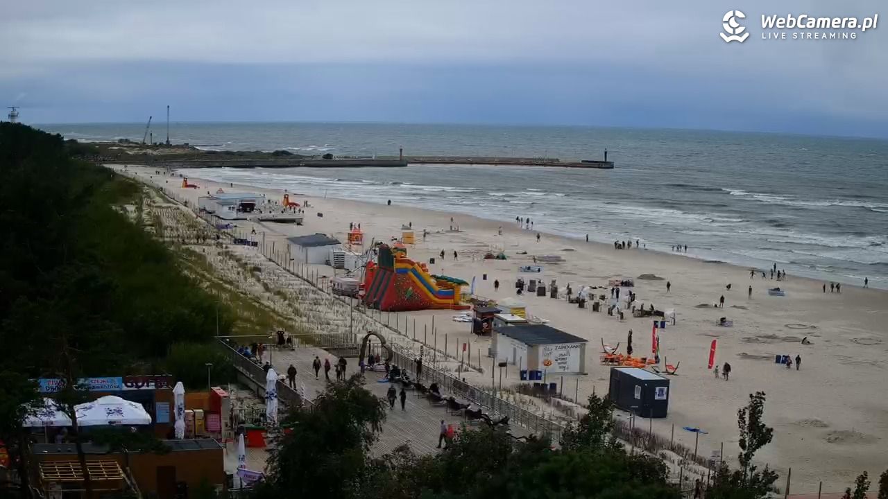 Łeba - widok na plażę - 22 lipiec 2026, 16:15