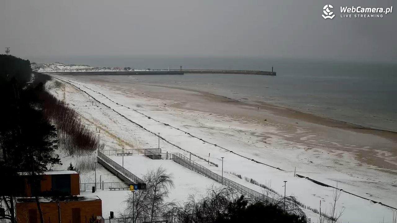 Łeba - widok na plażę - 14 styczeń 2026, 11:16