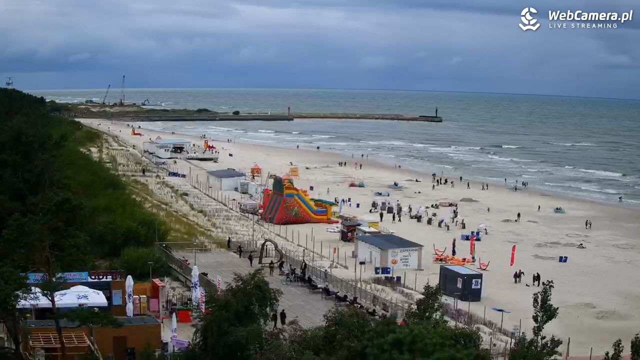 Łeba - widok na plażę - 22 lipiec 2026, 16:32