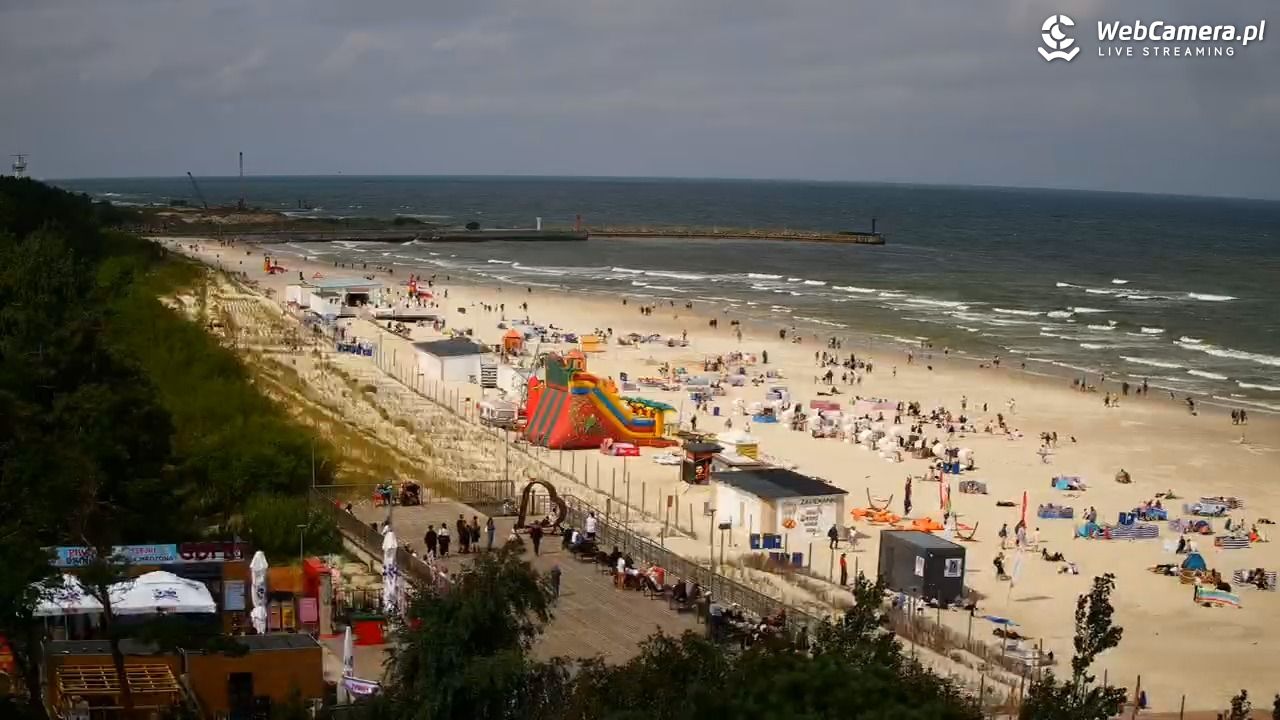 Łeba - widok na plażę - 22 lipiec 2026, 11:32
