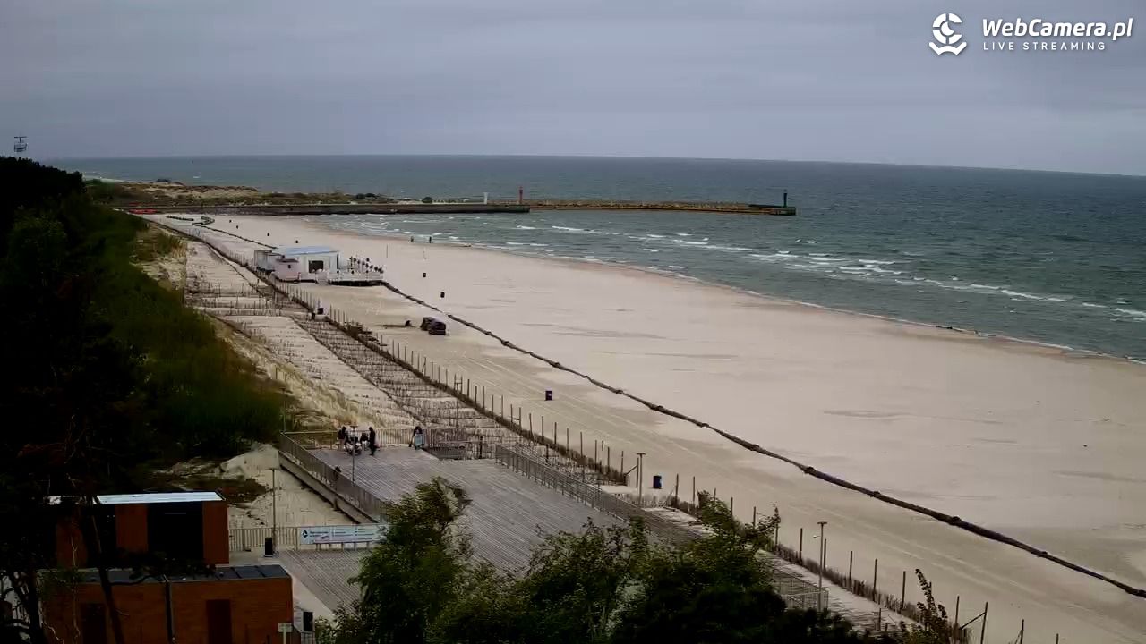 Łeba - widok na plażę - 14 maj 2025, 13:42