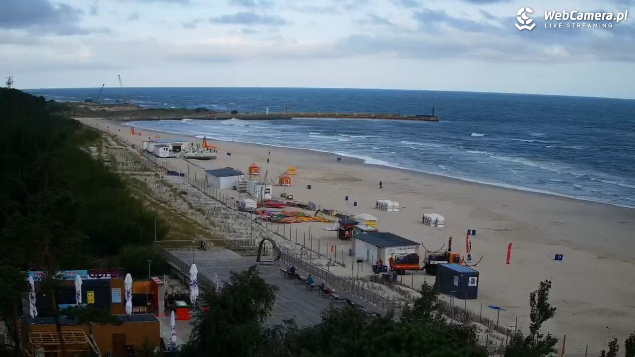 Łeba - widok na plażę - 22 lipiec 2026, 07:42