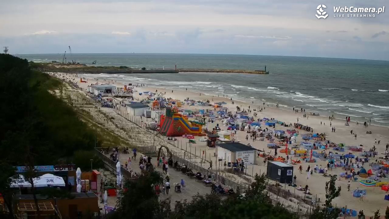 Łeba - widok na plażę - 22 lipiec 2026, 13:25