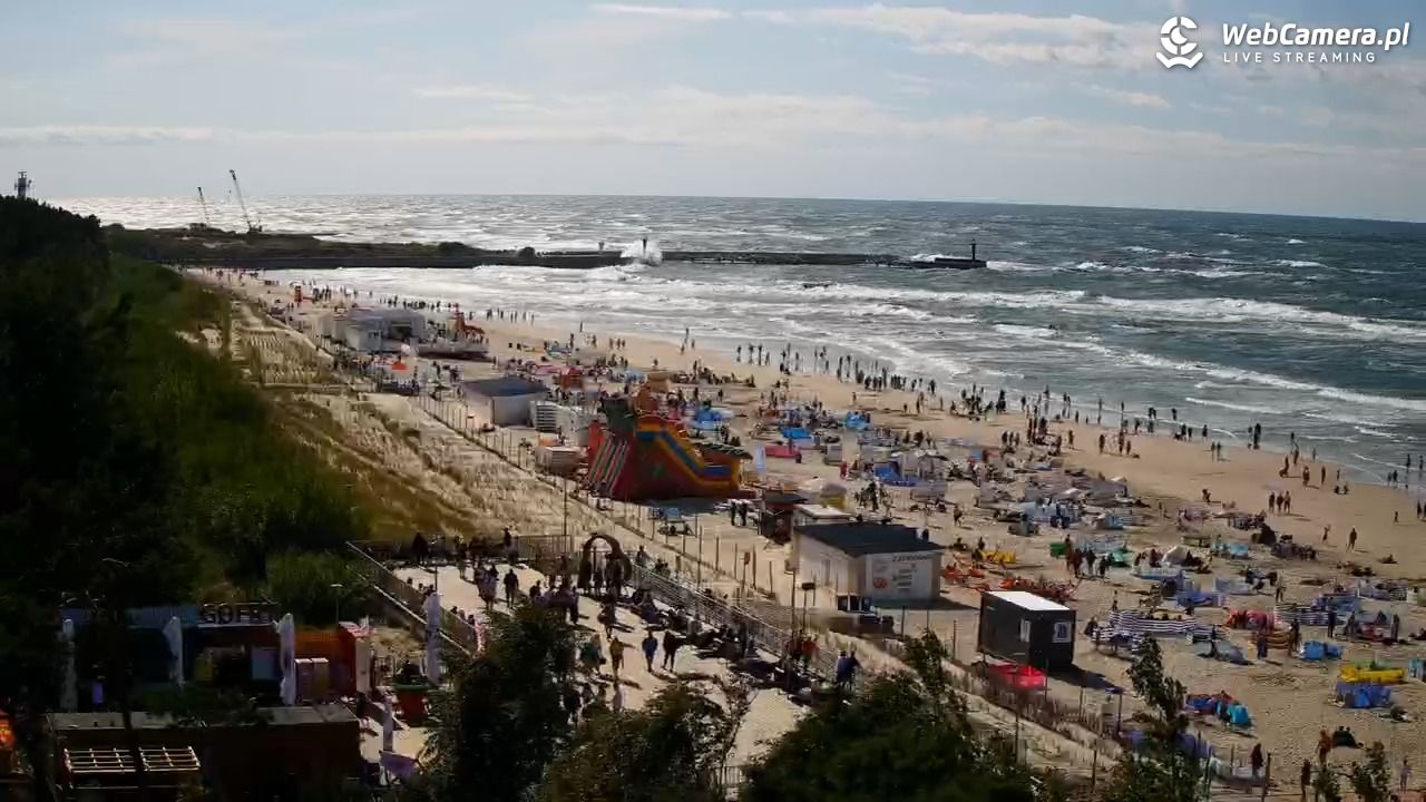 Łeba - widok na plażę - 21 lipiec 2026, 16:40