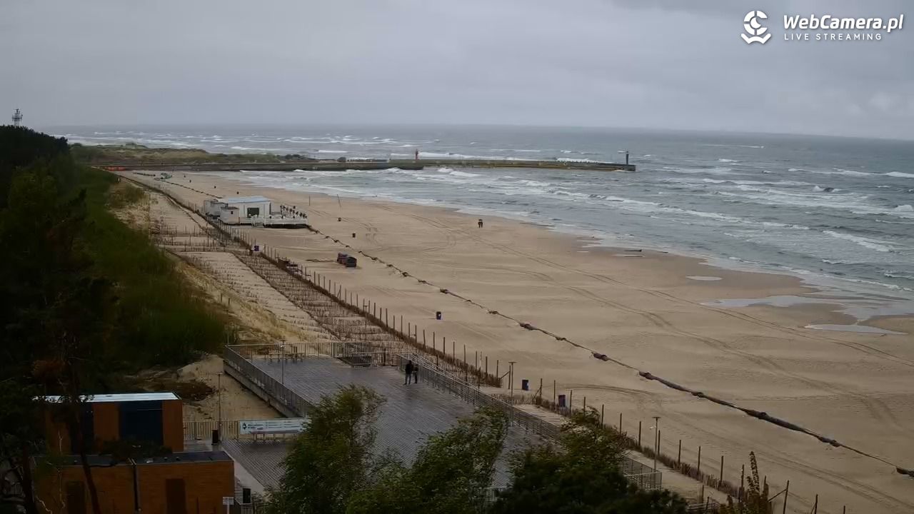 Łeba - widok na plażę - 16 maj 2025, 12:00